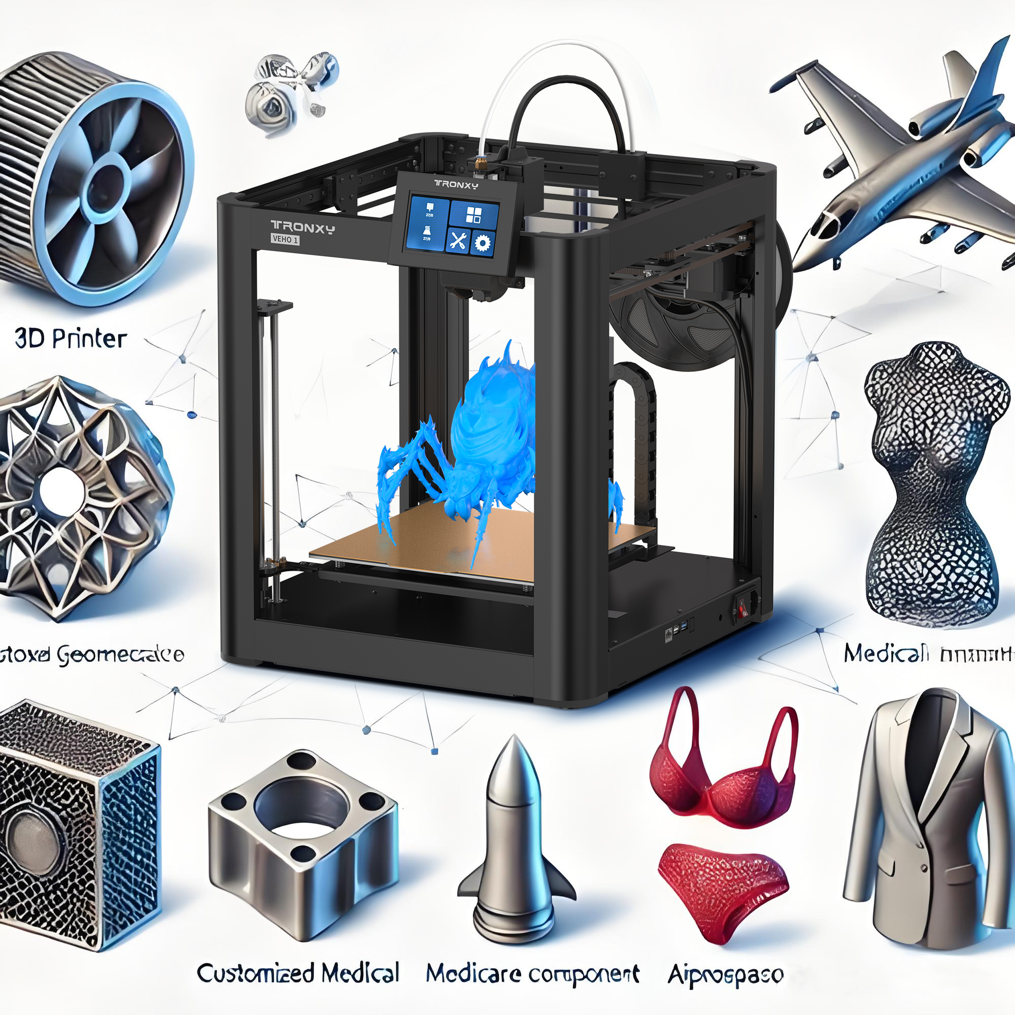 3D打印机的应用领域